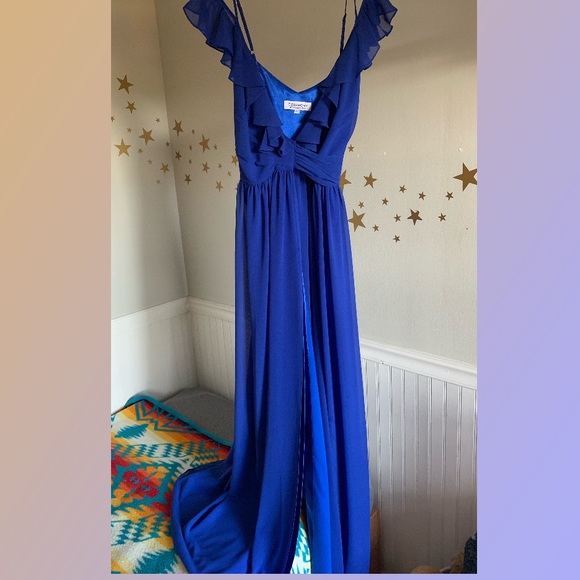 Joanna August Portia Dress Cobalt Blue - Picture 4 of 8